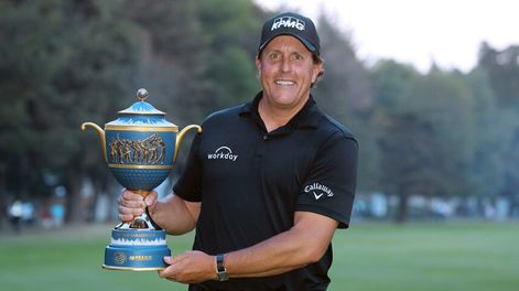 imagen de En una nueva demostración de jerarquía, el estadounidense  Phil Mickelson ganó el México World Championship