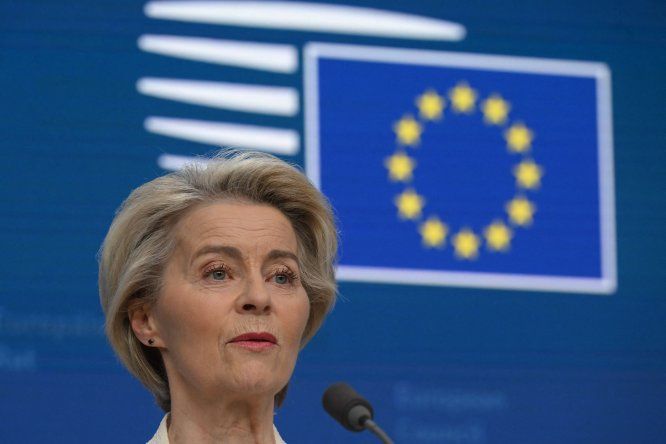 Presidenta de la Comisión Europea, Ursula von der Leyen.