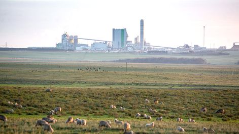 La planta de UPM 2 en Pueblo Centenario. Foto: Mauricio Zina / adhocFOTOS
