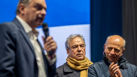 Álvaro Delgado, Luis Alberto Heber y Javier García