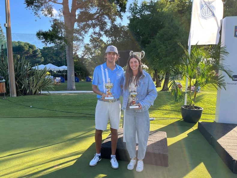 Segundo Oliva Pinto y Lousiane Gauthier, ganadores del Abierto Ciudad de Montevideo