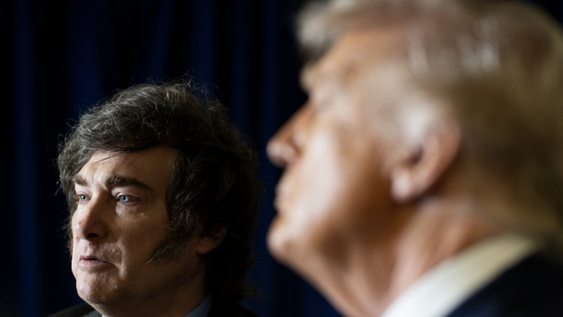 Leyenda foto: El presidente argentino, Javier Milei, con su par estadounidense, Donald Trump. Leyenda foto: El presidente argentino, Javier Milei, con su par estadounidense, Donald Trump.