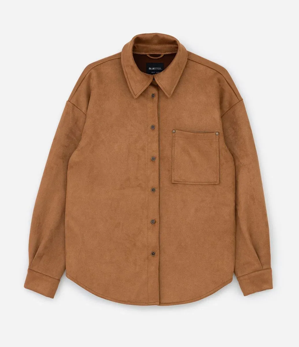 Sobrecamisa de gamuza