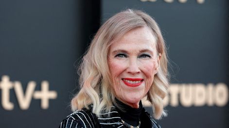 La actriz Catherine OHara en la premiere de la serie The Studio.
