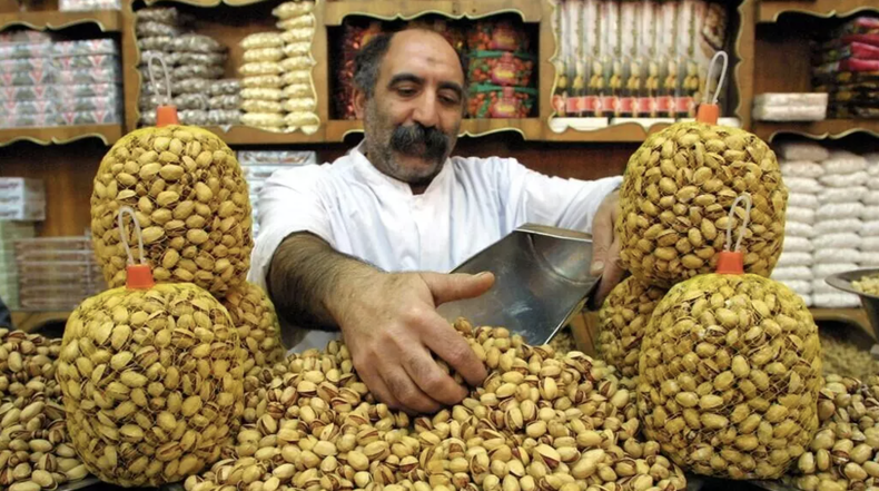 En una tienda de comestibles de Teherán, en Irán.