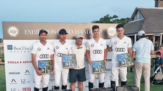 El equipo Audi, ganador del partido de exhibición. El equipo Audi, ganador del partido de exhibición.