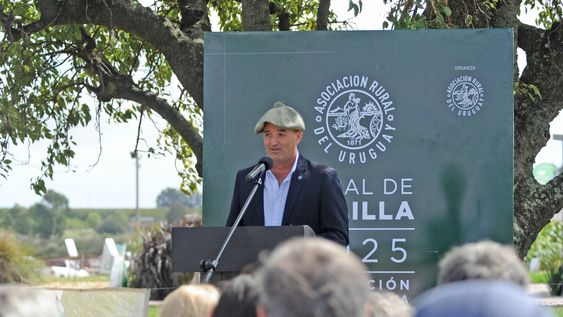 El presidente de ARU, Rafael Ferber, en la inauguración de la Rural de Melilla 2025.
