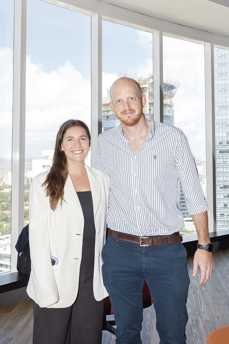 Sofía Cafaro y Washington Beltrán