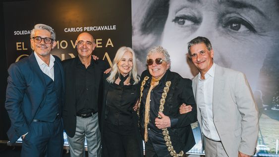 Pablo Echarri, director Alejandro Maci, Mercedes Morán, Carlos Perciavalle y productor Alfredo Caro.