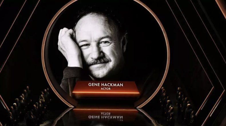 Gene Hackman, ganador de dos Oscar en décadas de carrera, fue honrado en la 97ª edición de los Premios de la Academia.