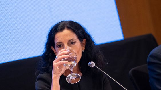 Azucena Arbeleche, durante la presentación de las medidas. Foto: Pablo Vignali / adhocFOTOS Azucena Arbeleche, durante la presentación de las medidas. Foto: Pablo Vignali / adhocFOTOS