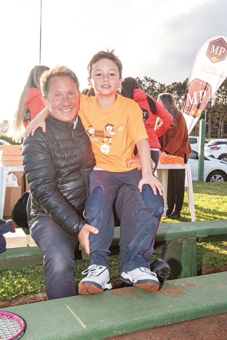 Manuel Quintas y su hijo Manuel