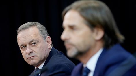 Luis Lacalle Pou y Álvaro Delgado