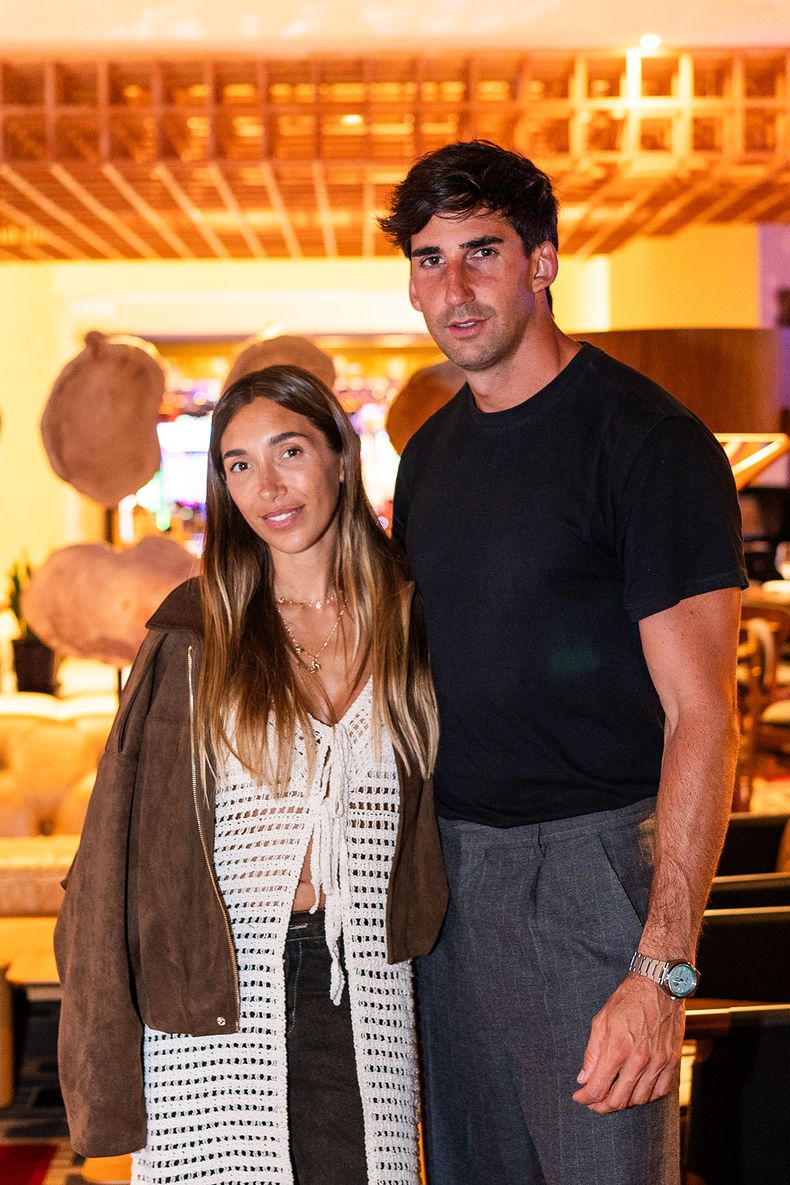 Camila Peric y Diego Maciel.