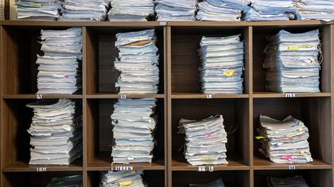 Expedientes en la sede de la Suprema Corte de Justicia&nbsp;