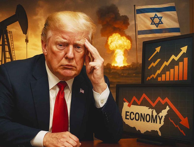 Trump necesita imperiosamente que algo le salga bien; no puede hacer nada para frenar las guerras, pero sí puede decidir sobre la economía interna