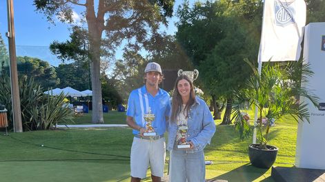 Segundo Oliva Pinto y Lousiane Gauthier, ganadores del Abierto Ciudad de Montevideo