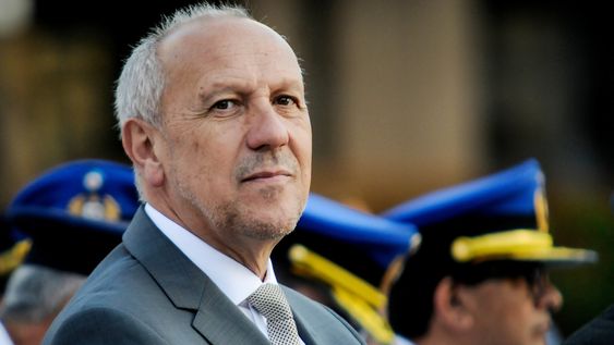 Miguel Ángel Toma, durante un aniversario de la Policía Nacional. Miguel Ángel Toma, durante un aniversario de la Policía Nacional.