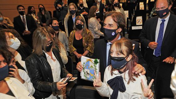 Luis Lacalle Pou en la presentación del Plan de Desarrollo Educativo 2020-2024. Foto: Presidencia Luis Lacalle Pou en la presentación del Plan de Desarrollo Educativo 2020-2024. Foto: Presidencia
