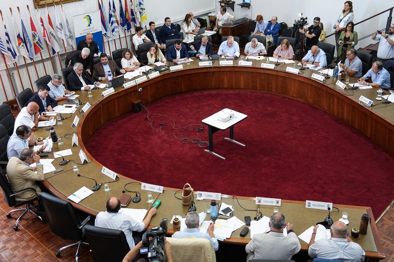 Sesión del Congreso de Intendentes.