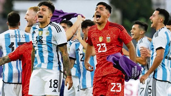 La selección argentina sub-23 clasificó a los Juegos Olímpicos luego de vencer 1 a 0 a Brasil en Caracas La selección argentina sub-23 clasificó a los Juegos Olímpicos luego de vencer 1 a 0 a Brasil en Caracas