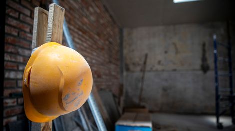 Obra en el barrio Bella Vista en Montevideo