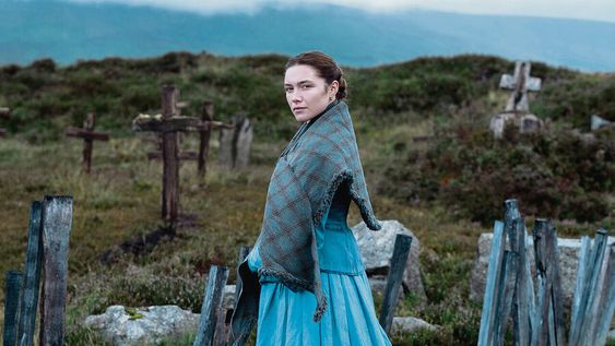 Florence Pugh como la enfermera Lib Wright. Foto: Netflix