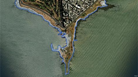 Proyección de la erosión costera en Punta Carretas