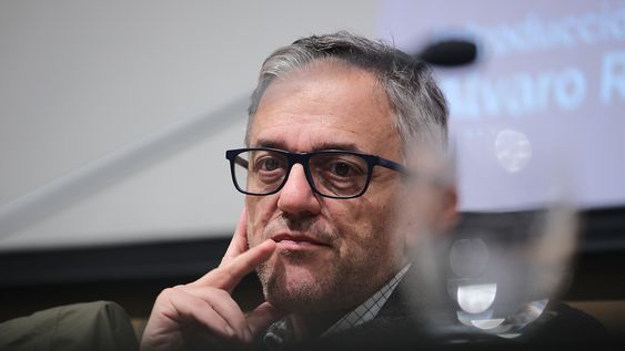 Rodrigo Arim, durante el homenaje a Nibia Sabalsagaray, en la FIC de la Udelar, en julio Rodrigo Arim, durante el homenaje a Nibia Sabalsagaray, en la FIC de la Udelar, en julio