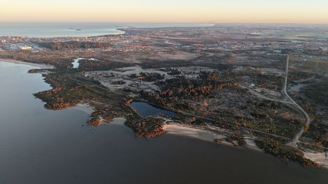 Vista aérea del desarrollo urbanístico +Colonia.