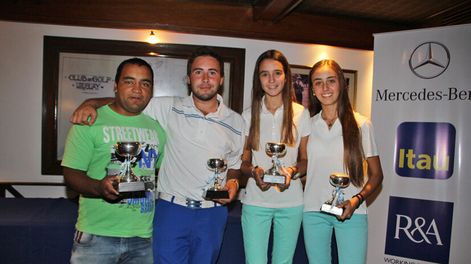 imagen de Juan y Facundo Álvarez en caballeros y Sofía García Austt y Jimena Marqués en damas son los nuevos campeones nacionales por parejas