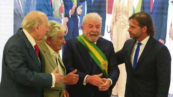 Una foto que generó una evaluación muy positiva en el plano internacional. Foto AFP