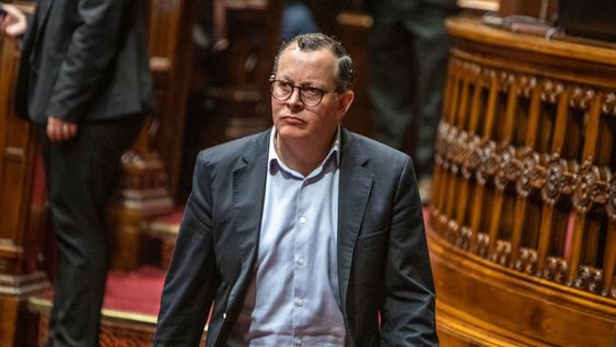 Álvaro Perrone, durante la votación de la Rendición de Cuentas en la Camara de Diputados en octubre de 2023 Álvaro Perrone, durante la votación de la Rendición de Cuentas en la Camara de Diputados en octubre de 2023