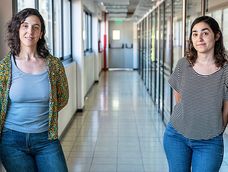 Noemí Katzkowicz y Martina Querejeta, investigadoras de la Facultad de Ciencias Económicas y de la Administración de la Udelar. Foto: Mauricio Zina, adhocFOTOS