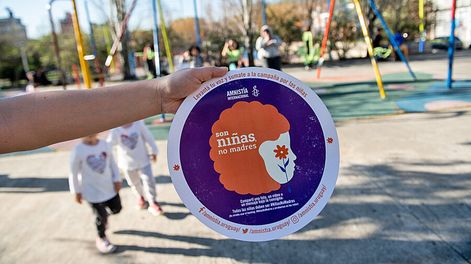 Amnistía Internacional alerta que las cifras de embarazos de niñas no bajan. Foto: Amnistía Internacional