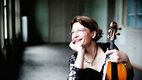 La violinista alemana Antje Weithaas