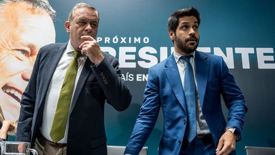 Álvaro Delgado y Andrés Ojeda, líder y socio principal de la coalición republicana Álvaro Delgado y Andrés Ojeda, líder y socio principal de la coalición republicana