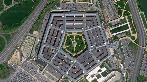 Imagen aérea del Pentágono