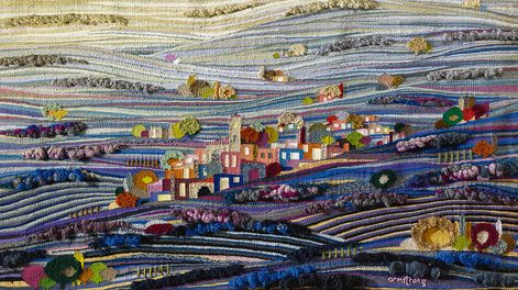 Búsqueda | Profundidad y juego de planos en Paisaje, de Lira Armstrong. Fotos: Aldo Giovinetti