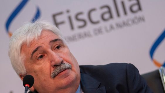 Juan Gómez en conferencia de prensa en Fiscalía. Foto: Pablo Vignali / adhocFOTOS Juan Gómez en conferencia de prensa en Fiscalía. Foto: Pablo Vignali / adhocFOTOS