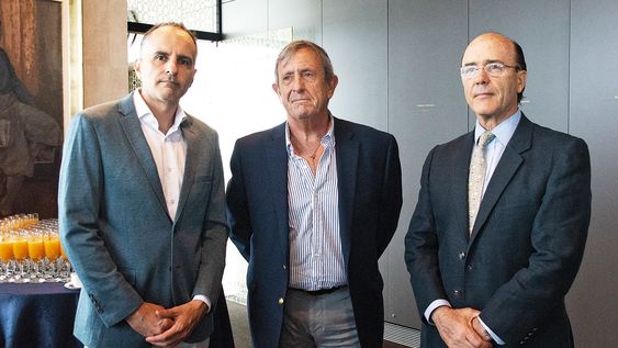 Marcelo Petrucelli, Pablo Lecueder y Julio Lestido