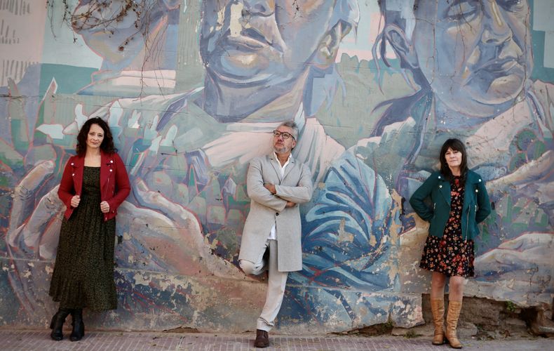 Gabriela Morgare, Hugo Rocca (Proyecto Caníbal Troilo) y Analía Pérez