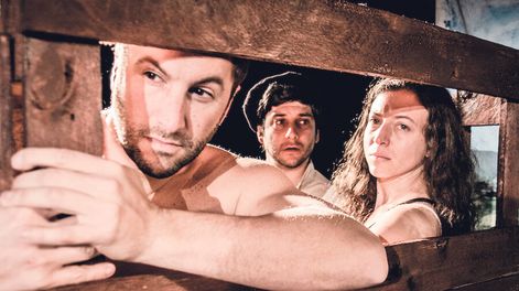 Búsqueda | Rodrigo Garmendia, Matías Vespa y Natalia Agosín. Foto: María Fernández Russomagno