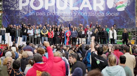 Acto del PIT-CNT el Día de los Trabajadores en 2024