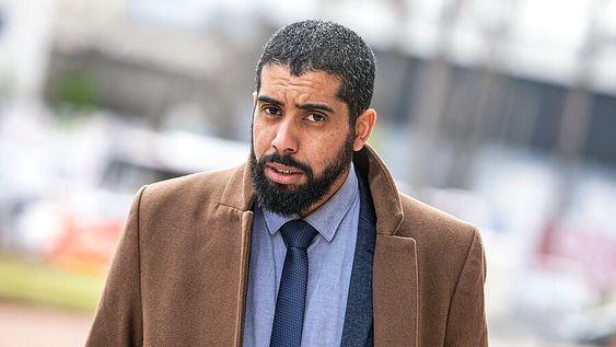 Willian Rosa durante la movilización de la Asociación de Magistrados del Uruguay. Foto: Mauricio Zina, adhocFOTOS Willian Rosa durante la movilización de la Asociación de Magistrados del Uruguay. Foto: Mauricio Zina, adhocFOTOS