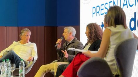 El ingeniero Nicolás Jodal en el evento de la CUTI, donde sobrevoló el tema del precio del dólar. Foto:CUTI