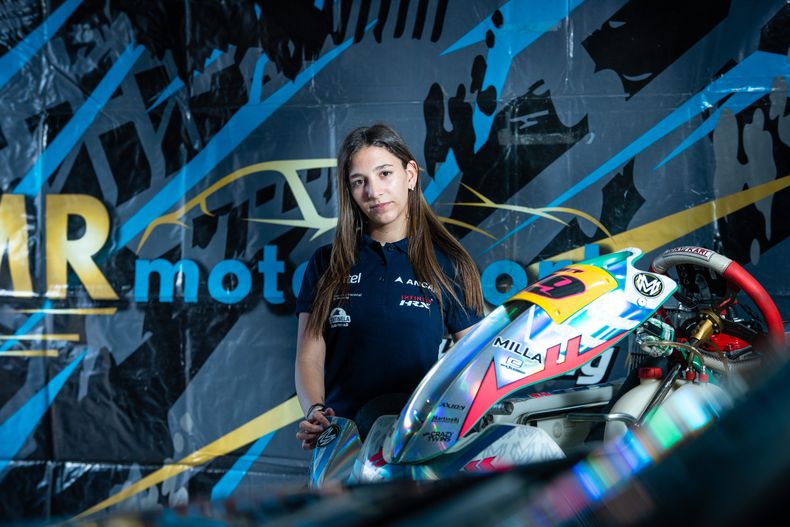 Matilde Itzcovich y el kart, una historia que comenzó hace poco y la puede llevar lejos
