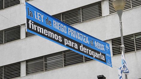imagen de El PIT-CNT se suma a la campaña por la derogación de la ley de riego