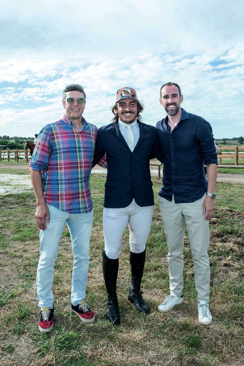Guillermo Bequio, Francisco Calvelo y Diego Godín