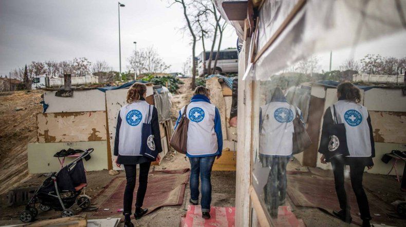 Médicos del Mundo trabajan en una zona del Líbano.